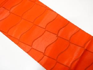 瓦模様織り出し袋帯